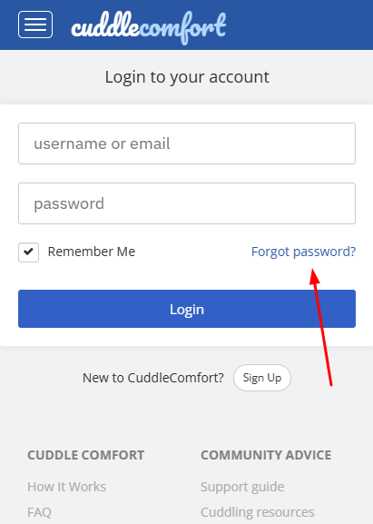 How do I reset my password? screenshot