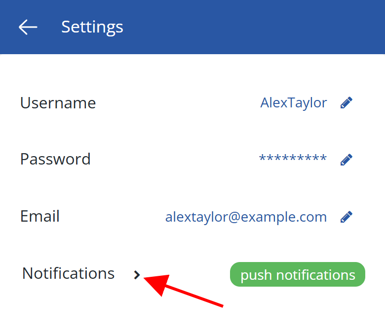 How can I disable notifications? screenshot